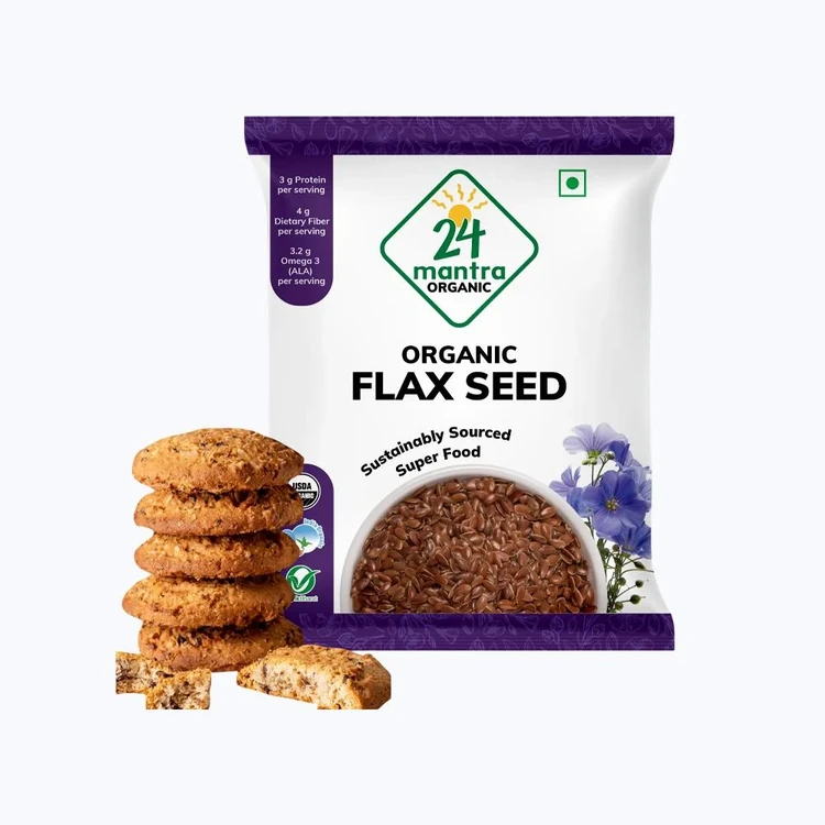 24 Mantra Organic Flax Seeds