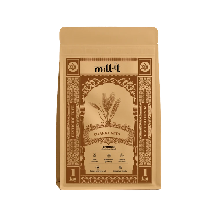 Mill-it Fresh Chakki Sharbati Atta