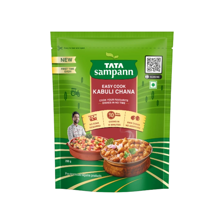 Tata Sampann Easy Cook Kabuli Chana, No Soak Required