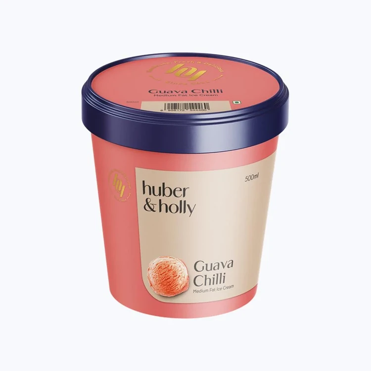 Huber & Holly Guava Chilli Ice Cream Tub