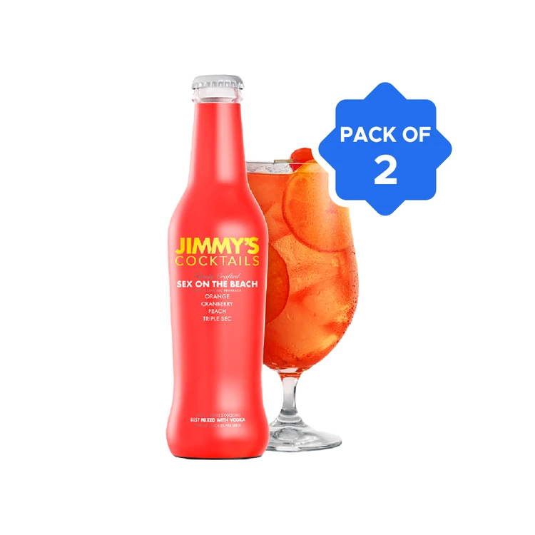 Jimmy's Sex on The Beach Cocktail Mix - Pack of 2