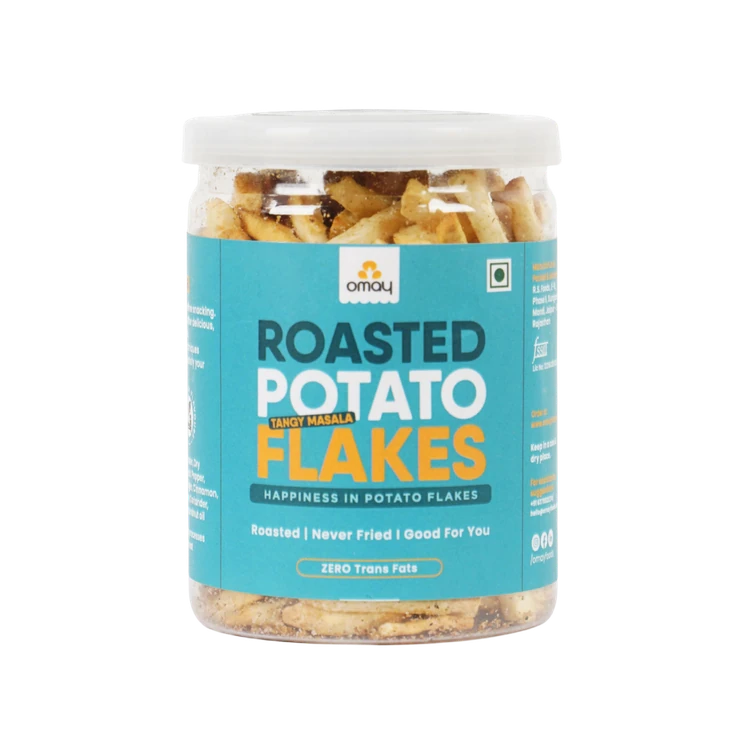 Omay Foods Roasted Potato Flakes (Tangy Masala)