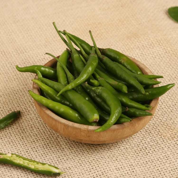 Organically Grown Chilli - 100 g (Menasinakayi)