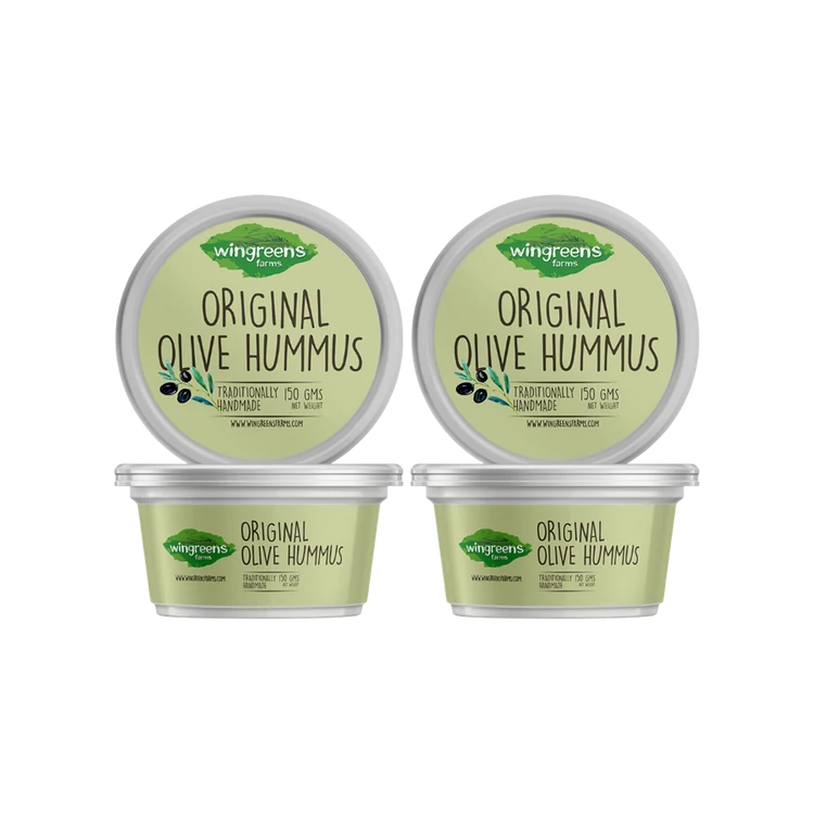 Wingreens Farms Original Olive Hummus Dip - Pack of 2
