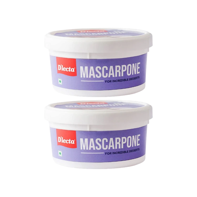 D'lecta Mascarpone Cream Cheese - Pack of 2