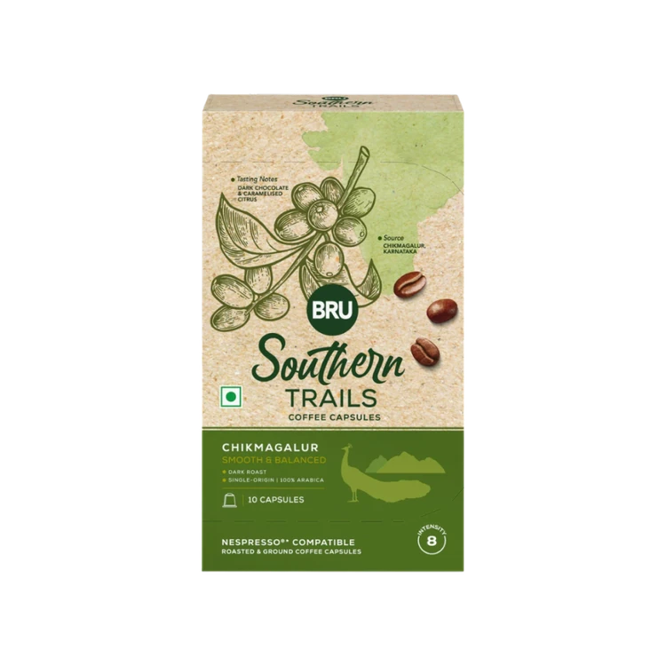 Bru Southern Trails Chikmagalur Coffee Capsules