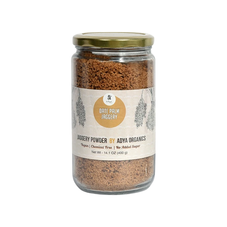 Adya Organics Date Palm Organic Jaggery Powder