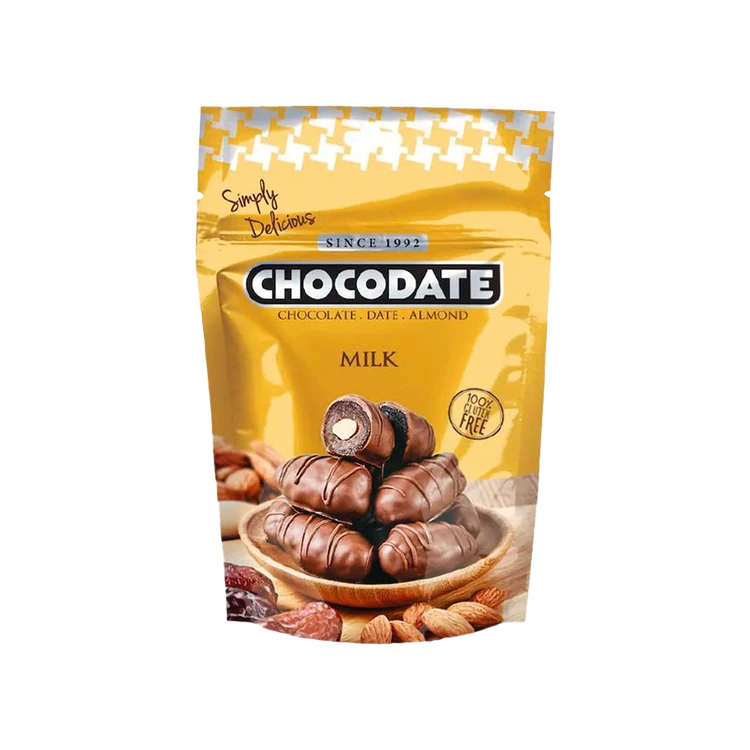 Chocodate Milk Chocolate with Almonds & Dates