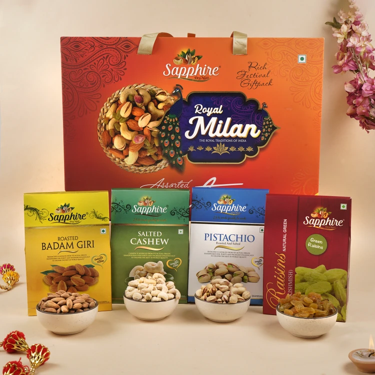 Sapphire Royal Milan Dry Fruits Gift Pack (Dry Fruits Udugore Pack)