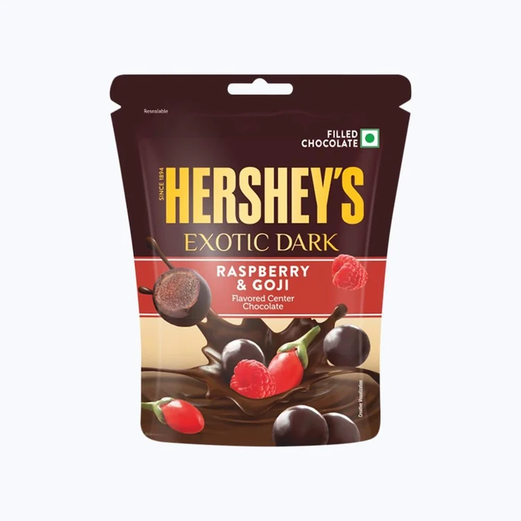 Hershey's Exotic Dark Dark Chocolate Pack (Raspberry & Goji)