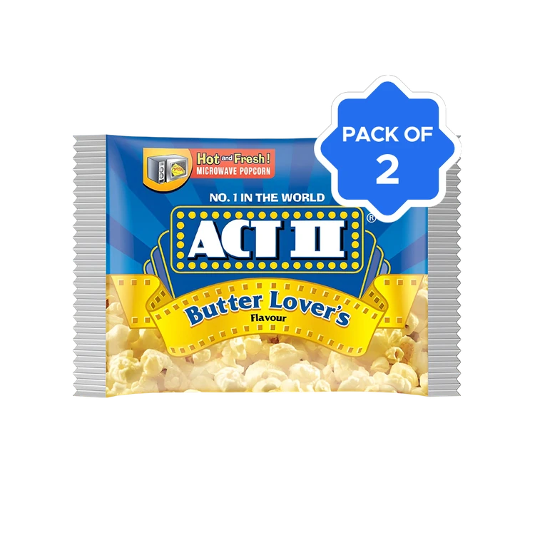 Act II Butter Popcorn - Microwave - Pack of 2