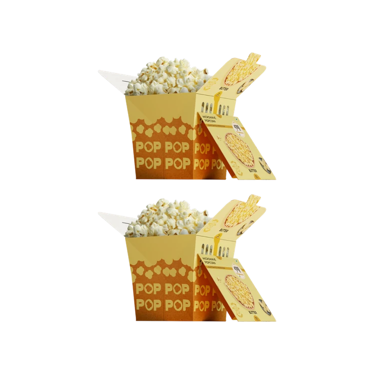 4700BC Microwave PopBox Butter Popcorn Jumbo Size - Pack of 2