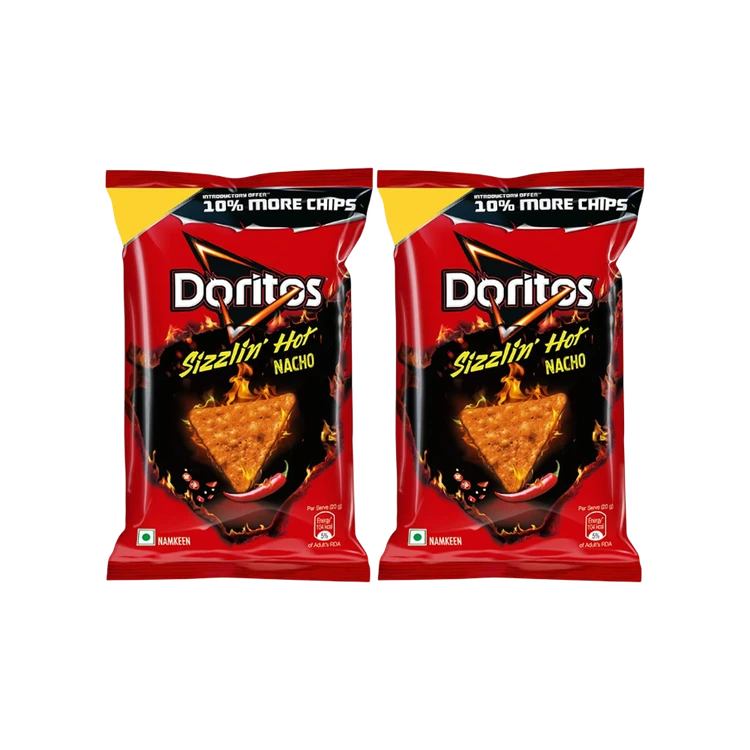 Doritos Sizzlin' Hot Nachos - Pack of 2
