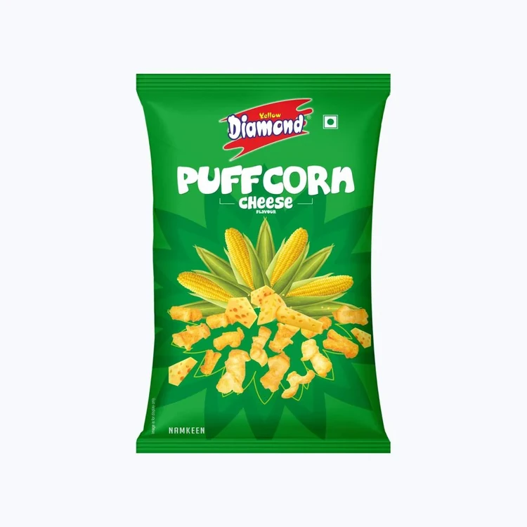 Yellow Diamond Cheese Puff Corn
