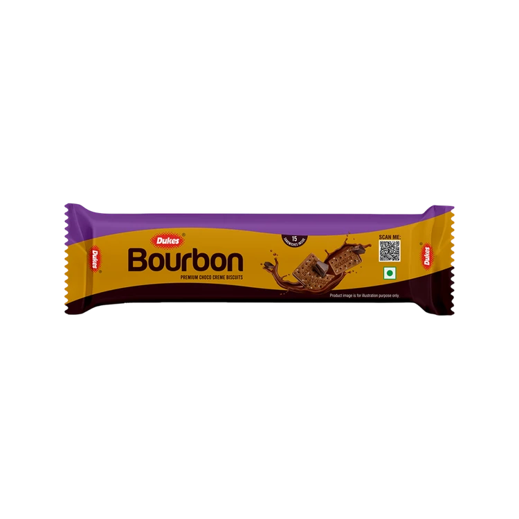 Dukes Bourbon Premium Chocolate Flavoured Sandwich Cream Biscuits