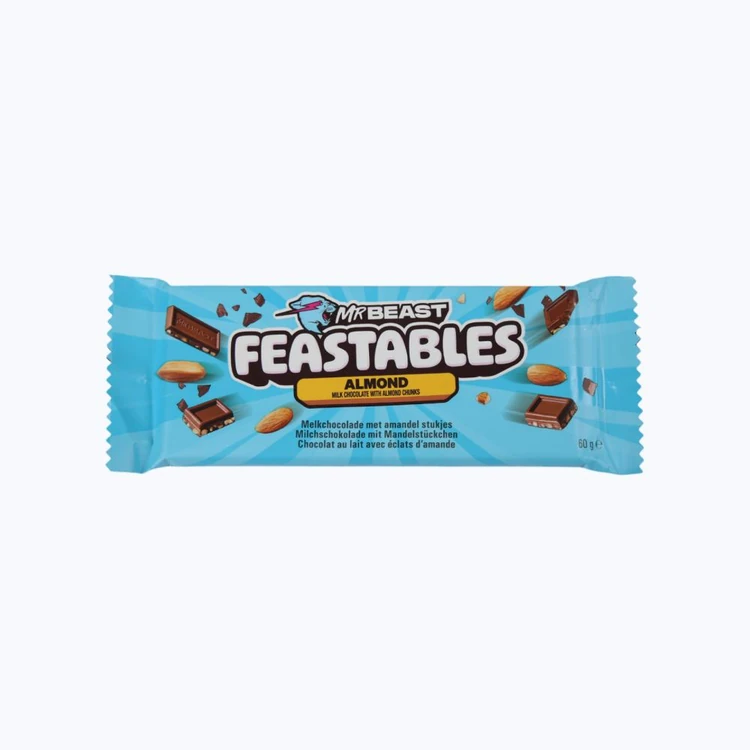 Mr Beast Feastables Almond Chocolate Bar