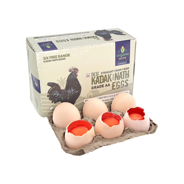 Organic Acre Nutrition Desi Kadaknath Eggs