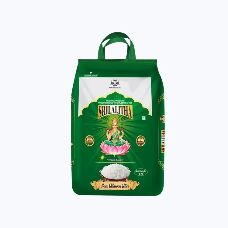 Sri Lalitha Premium Quality Steam Sonamasuri Rice (Medium Grain) (Sonamasuri Akki)