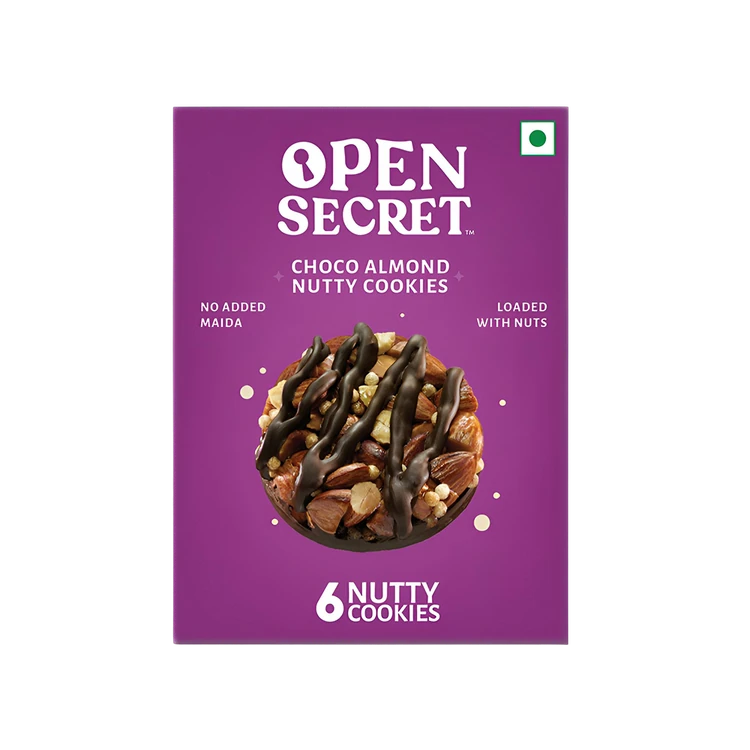 Open Secret Zero Maida Chocolate Almond Protein Cookies