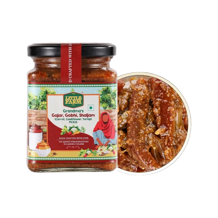 The Little Farm Co. Mixed Gobhi Gajar Shalgum Pickle