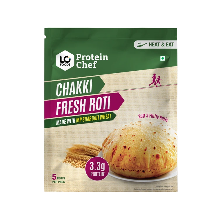 Protein Chef Whole Wheat Ready to Cook Roti (Non-Frozen)