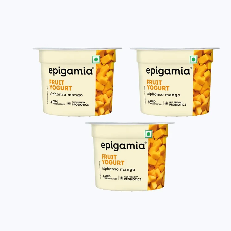 epigamia Alphonso Mango Yogurt - Pack of 3
