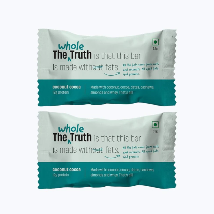 The Whole Truth Coconut Cocoa Protein Bar - Pack of 2