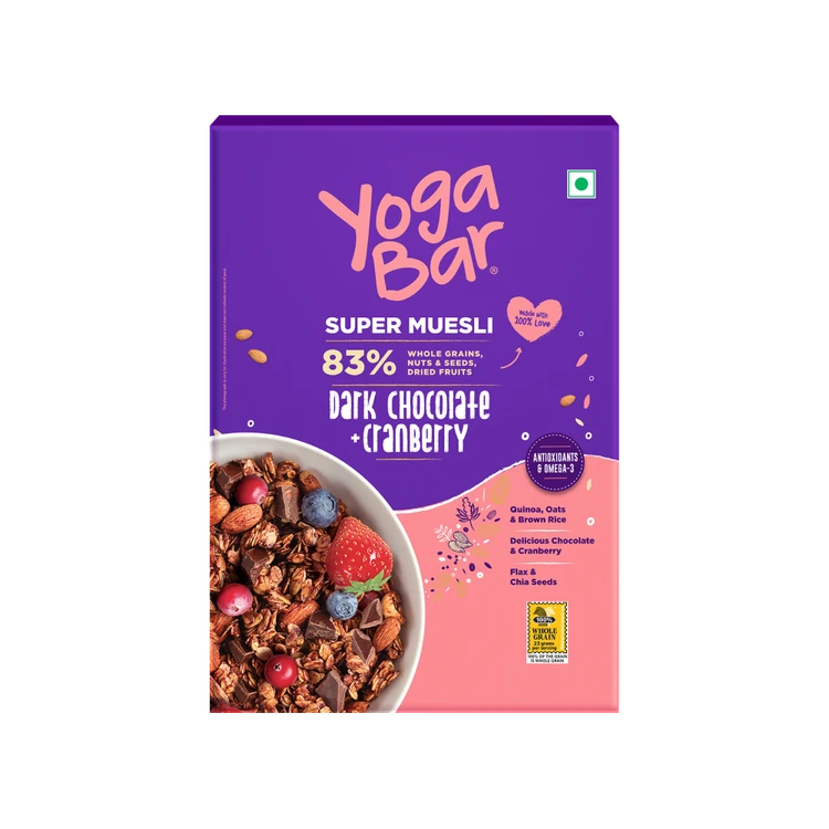 Yoga Bar Dark Chocolate + Cranberry Muesli