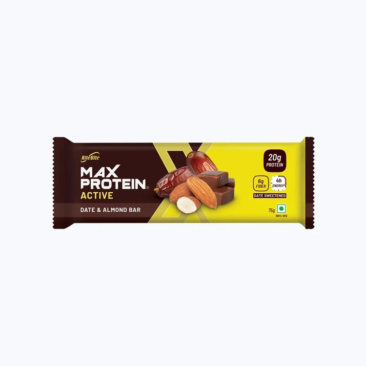 RiteBite Max Protein Date & Almond 10 g Protein Bar