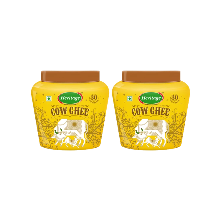 Heritage Cow Ghee - Pack of 2 (Hasuvina Tuppa)