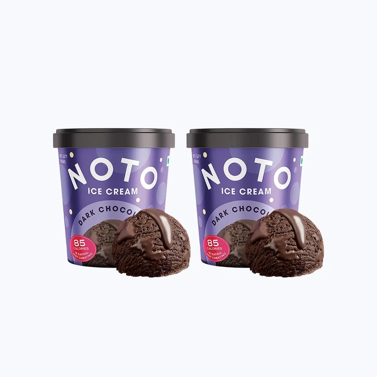 Noto Dark Chocolate Ice Cream Cup - Pack of 2