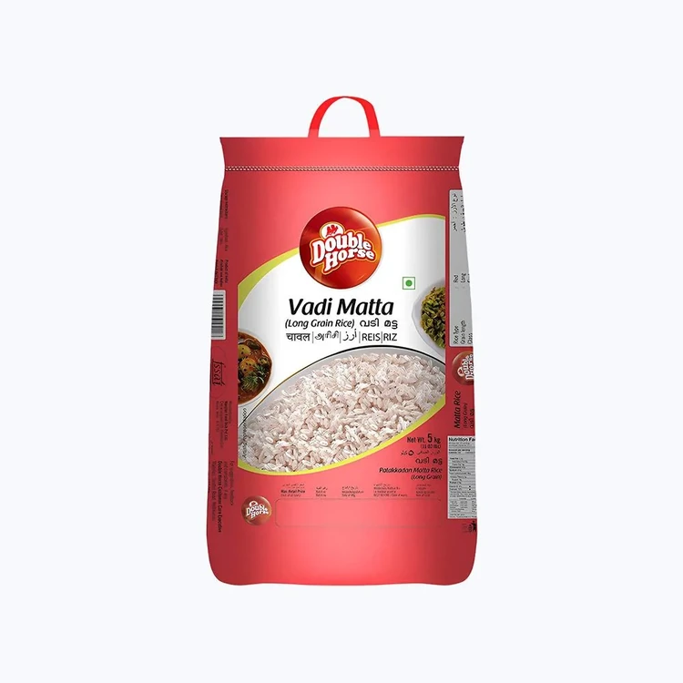 Double Horse Vadi Matta Rice (Long Grain) (Matta Akki)
