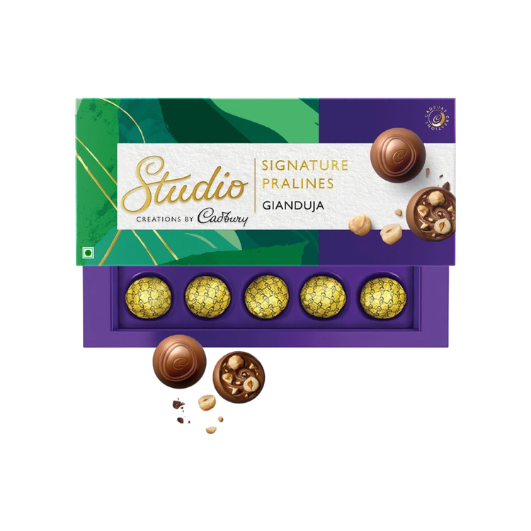 Cadbury Studio Gianduja Hazelnut Signature Pralines Chocolate Gift Pack