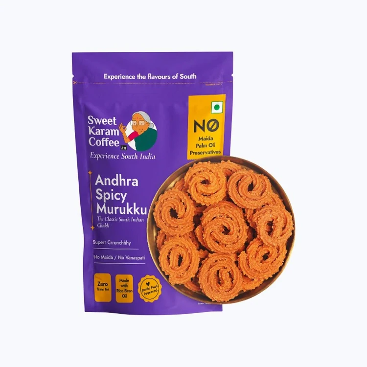Sweet Karam Coffee Andhra Spicy Murukku