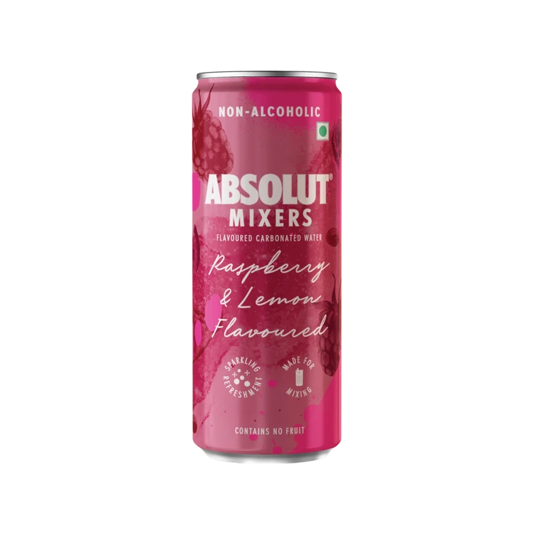 Absolut Mixers (Raspberry & Lemon Flavoured)