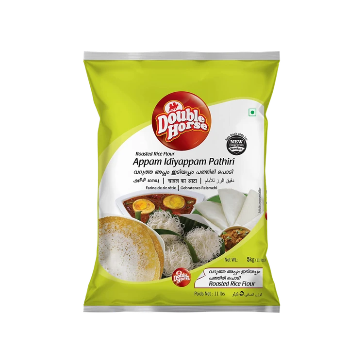 Double Horse Appam Idiyappam Pathiri / Roasted Rice Flour (Akki Hittu)