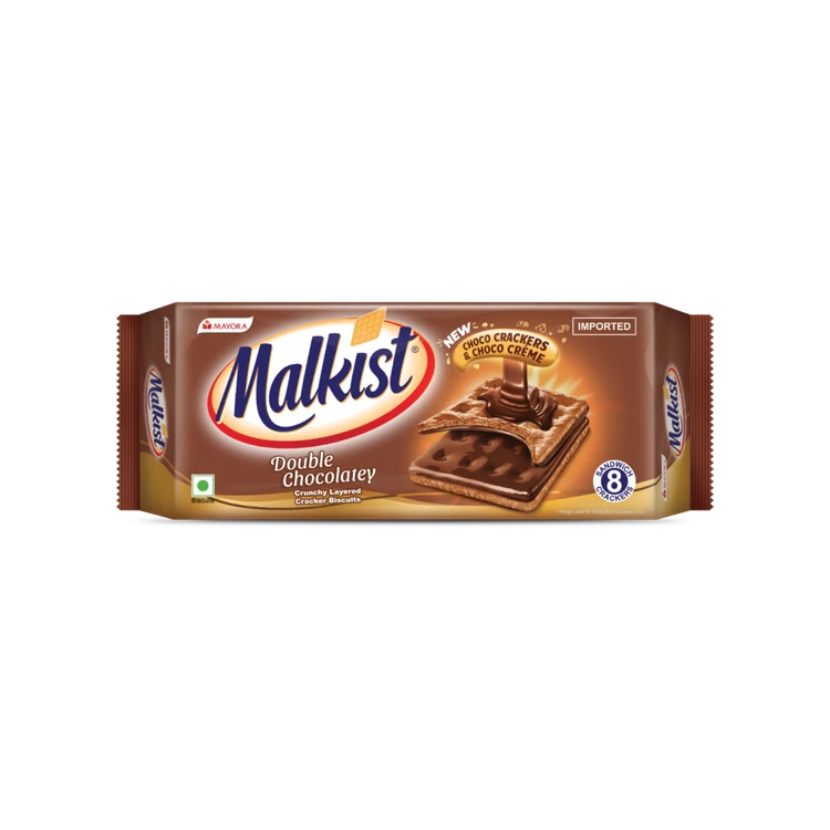 Malkist Double Chocolatey Cracker Biscuit