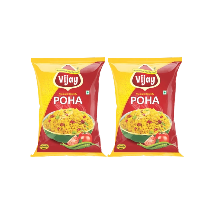 Vijay Premium Quality Poha - Pack of 2 (Avalakki)