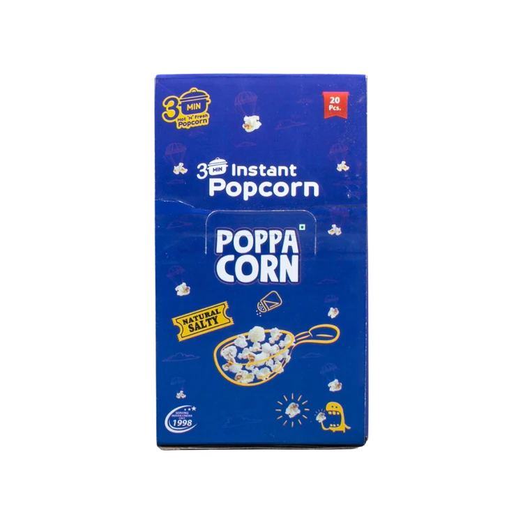 POPPACORN Natural Salted Instant Popcorn