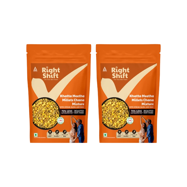 ITC Right Shift Roasted Khatta Meetha Millets Chana Mixture
