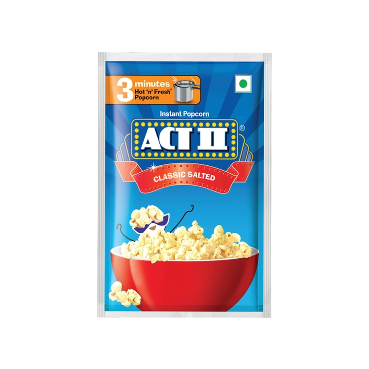 Act II Classic Salted Popcorn - Instant - 5 g Free