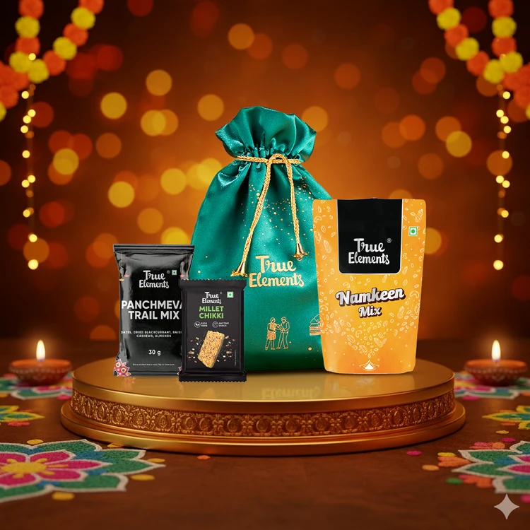 True Elements Dry Fruit Gift Potli