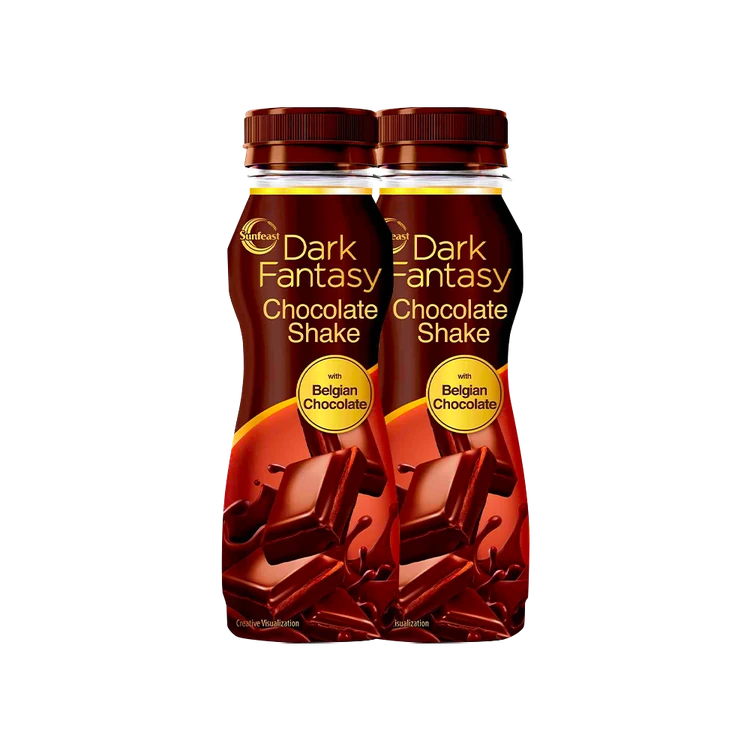 Sunfeast Dark Fantasy Milkshake with Belgian Chocolate - Pack of 2