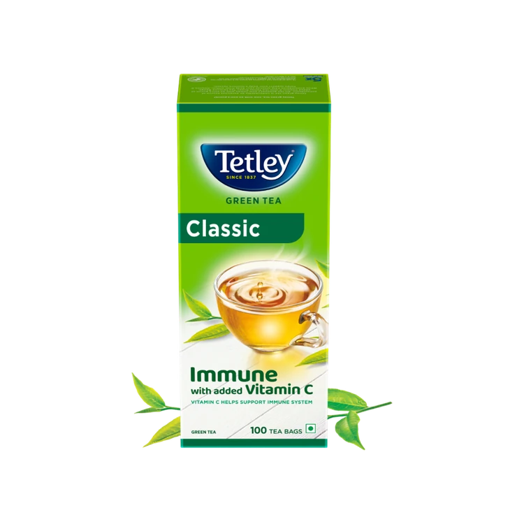 Tetley Classic Green Tea Bags (Immune with added Vitamin C)