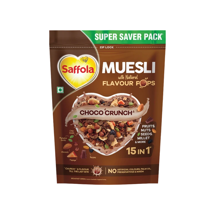 Saffola Choco Crunch Muesli