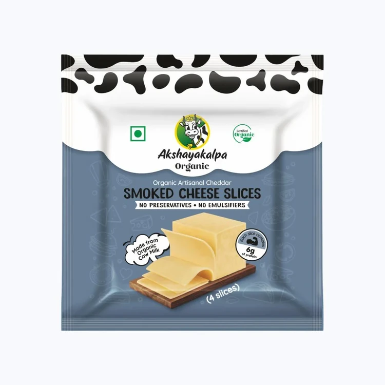 Akshayakalpa Organic Smoked Cheese Slices