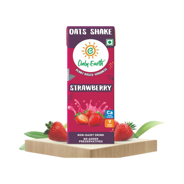 Only Earth Strawberry Oat Beverage Shake