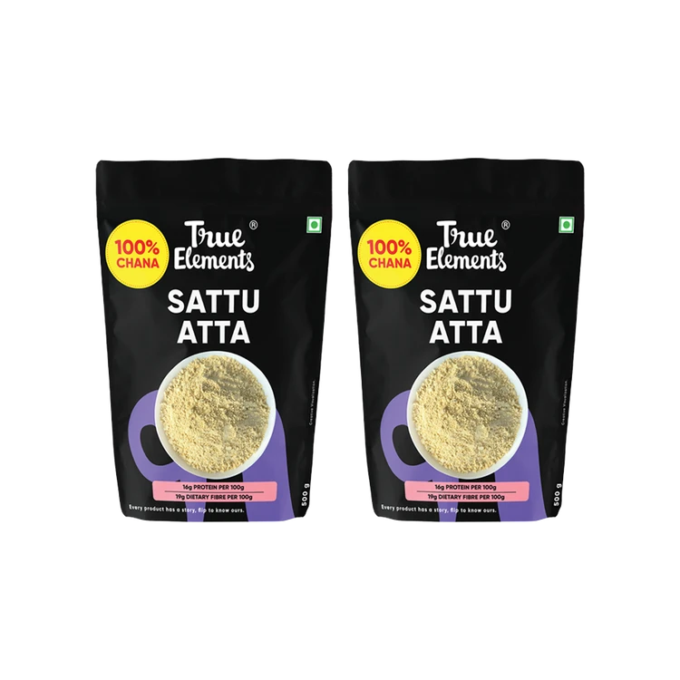 True Elements Sattu Atta - Pack of 2