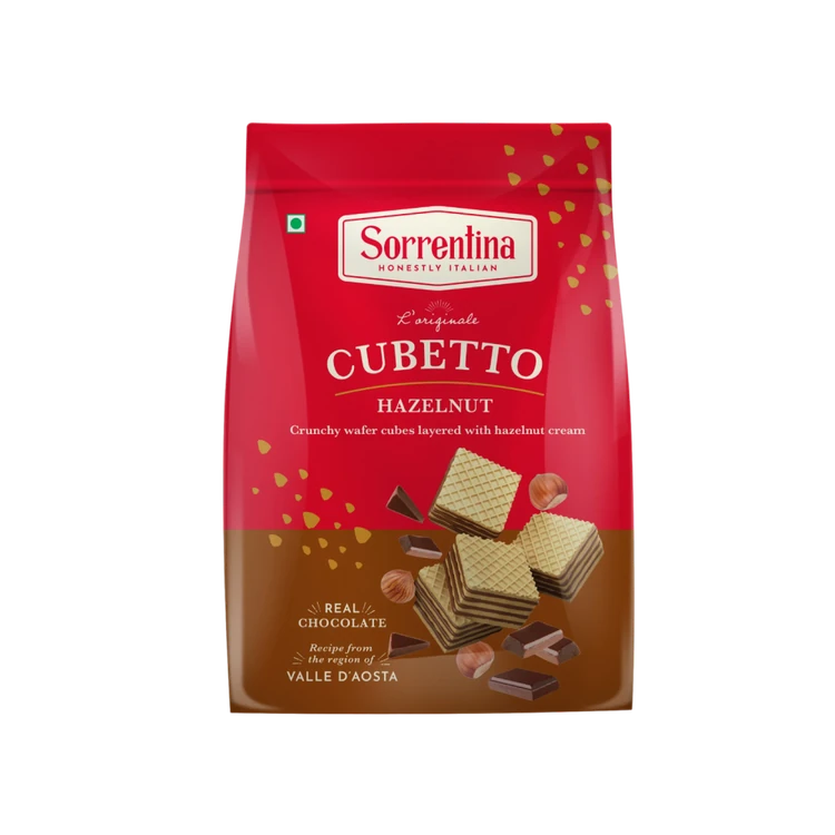 Sorrentina Hazelnut Cubetto Wafer Biscuit