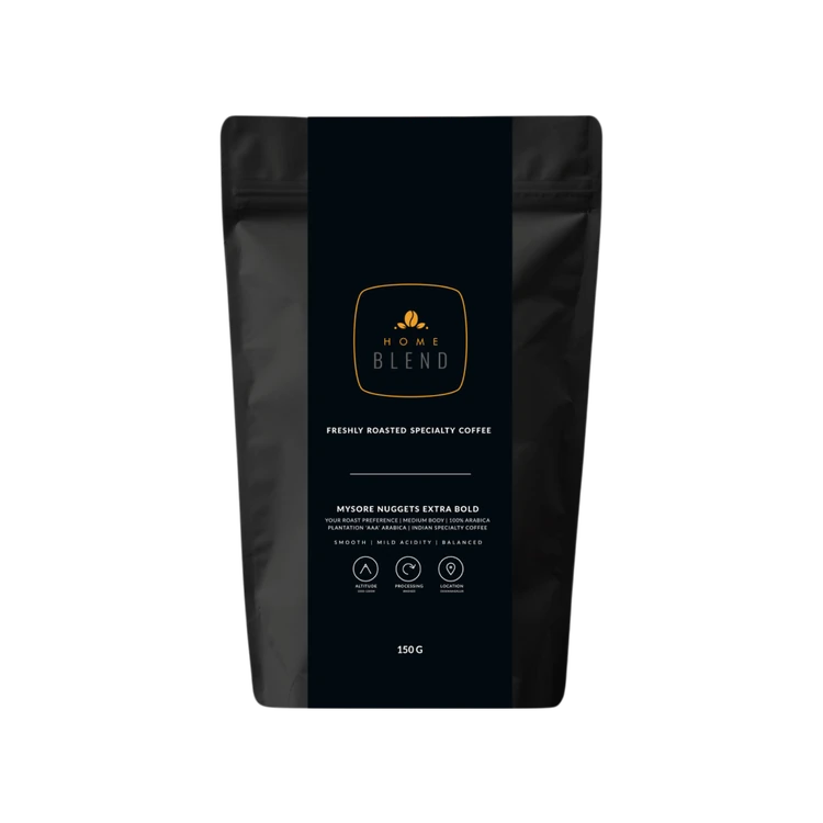 Home Blend Espresso Grind Medium Dark Roasted Ground Coffee